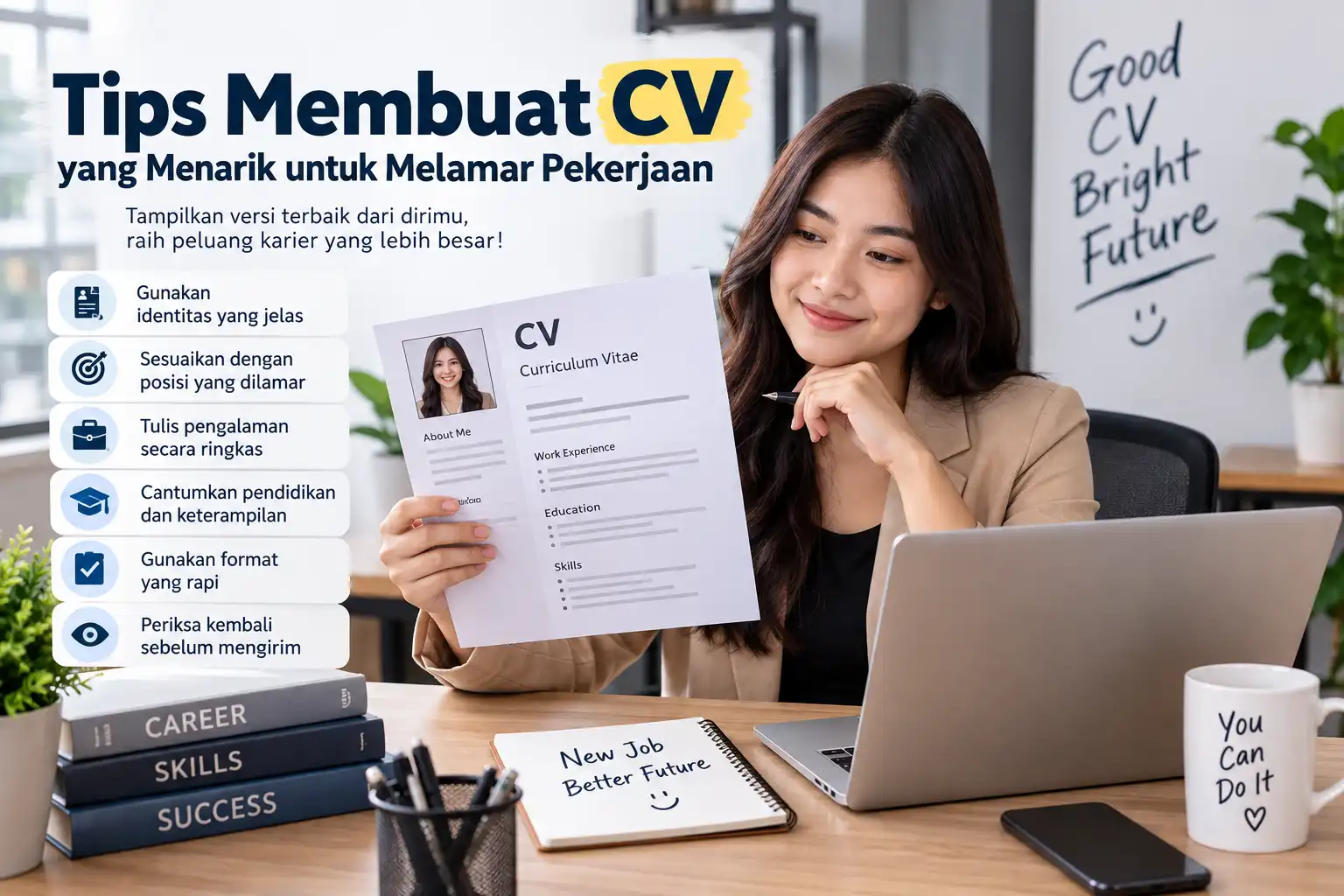 Tips membuat CV yang menarik untuk melamar pekerjaan
